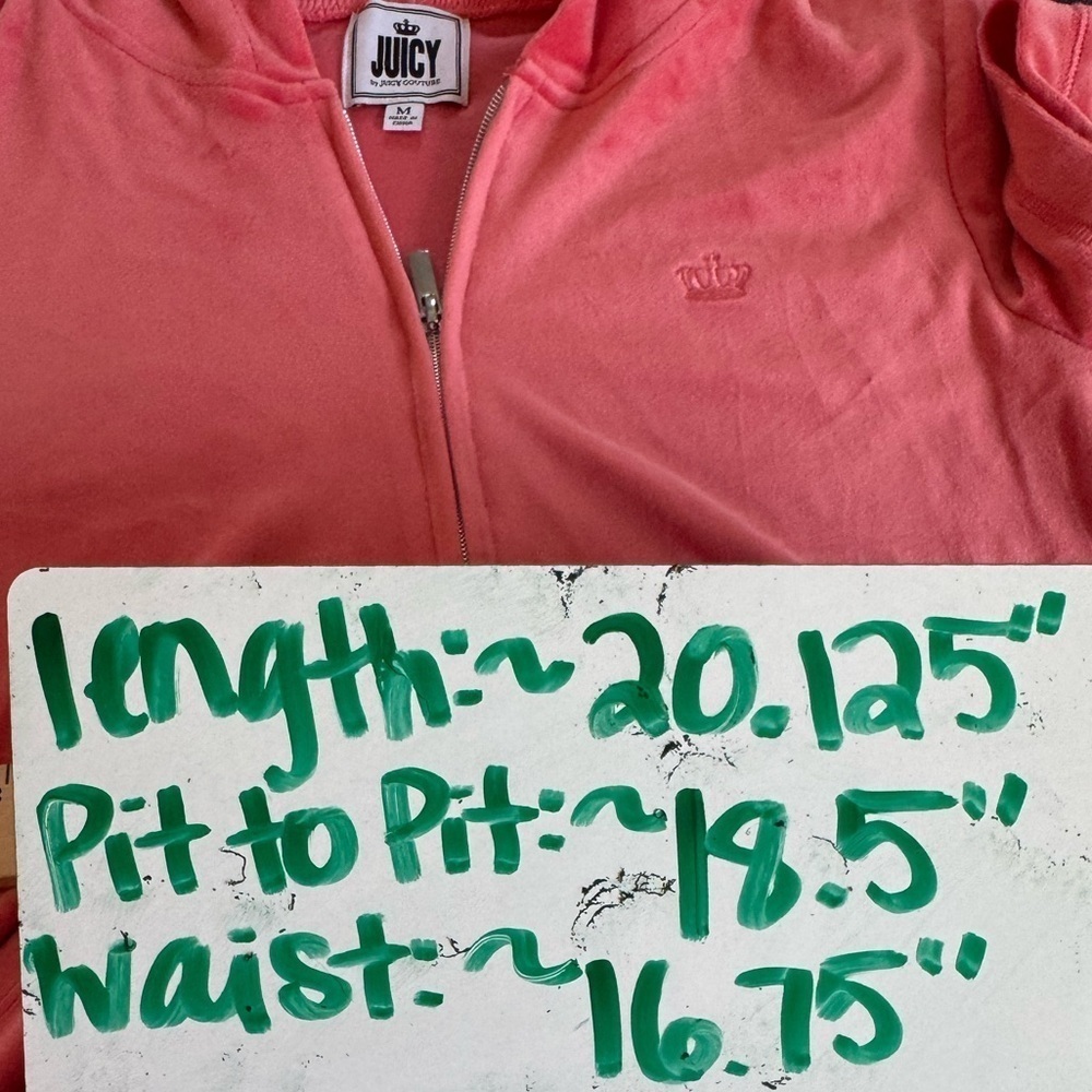 Juicy by Juicy Couture Short Sleeve Y2K Zip Up Track Jacket NWT Juniors Size M - Picture 9 of 9